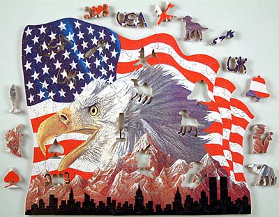 American Bald Eagle Patriotic Puzzle