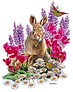 Easter Rabbit Art